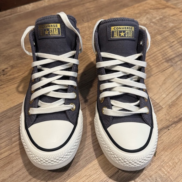 Converse Navy High-Top Sneakers - Picture 2 of 4